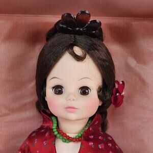 Madame Alexander Carmen Opera Series #1410 Box Tag 1984 VTG Spanish Doll Dress